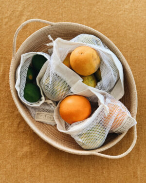 Bolsas frutas y verduras x3 und